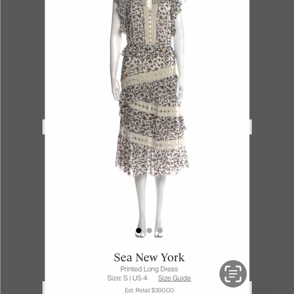 Sea New York,long dress-Excellent condition, smoke/pet free home-cleaning out. - Picture 2 of 12